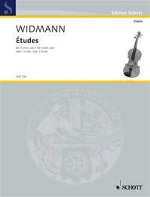 Jörg Widmann: etudes Heft 1 (I-III): (Arr. Carolin Widmann): Solo pour Violons