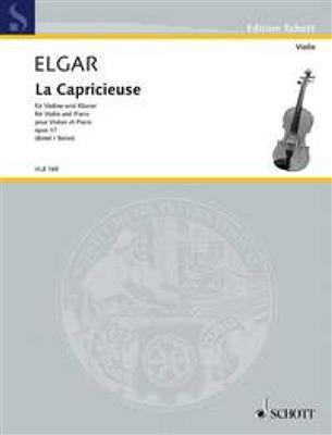 Edward Elgar: La Capricieuse op. 17: (Arr. Ida Bieler): Violon et Accomp.