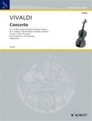 Antonio Vivaldi: Concerto F Major PV 278: Orchestre à Cordes et Solo