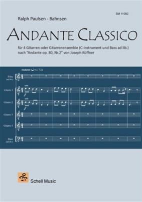 R. Paulsen: Andante Classico: Trio/Quatuor de Guitares