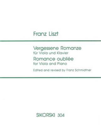 Franz Liszt: Romance oubliée: Alto et Accomp.