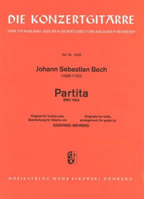 Johann Sebastian Bach: Partita: Solo pour Guitare