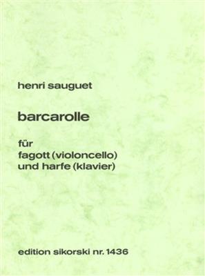 Henri Sauguet: Barcarolle: Basson et Accomp.