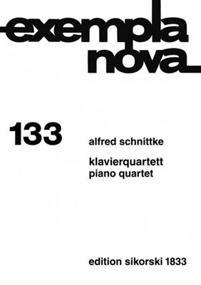 Alfred Schnittke: Piano Quartet: Quatuor pour Pianos