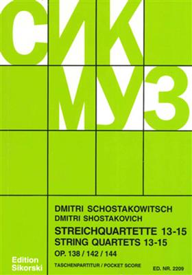 Dimitri Shostakovich: Quartetti 13-15 Op. 138/142/144: Orchestre Symphonique