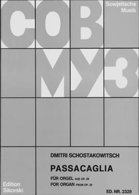 Dimitri Shostakovich: Passacaglia: Ensemble de Chambre