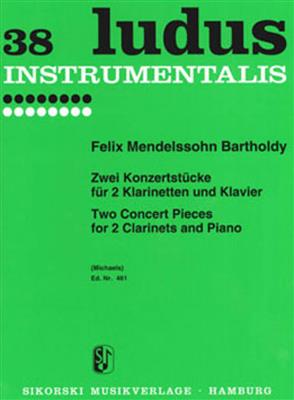 Felix Mendelssohn Bartholdy: Two Concert Pieces Op.113/114: Clarinette et Accomp.