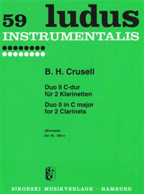 B.H. Crusell: Duo 2 C ( Ludus 59 ): Duo pour Clarinettes