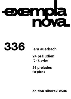 Lera Auerbach: 24 Präludien: Solo de Piano