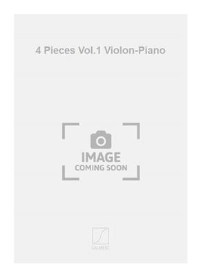 Maurice Thiriet: 4 Pieces Vol.1 Violon-Piano: Violon et Accomp.