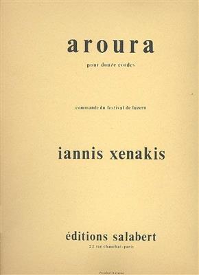 Iannis Xenakis: Aroura 12 Cordes Partition: Orchestre de Chambre