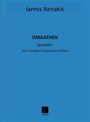 Iannis Xenakis: Dmaathen Hautbois Et Percussion Partition: Hautbois et Accomp.