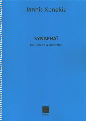 Iannis Xenakis: Synaphai Piano Et Orchestre Partition: Solo de Piano
