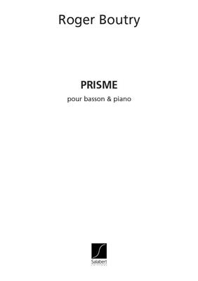 Roger Boutry: Prisme: Basson et Accomp.