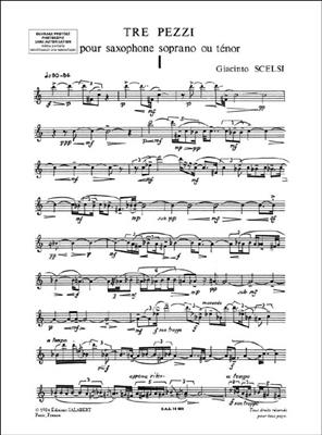 Giacinto Scelsi: Tre Pezzi: Saxophone Soprano