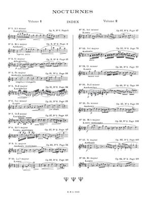 Frédéric Chopin: Nocturnes Op. 9, 15, 27, 32 - 1er volume: Solo de Piano