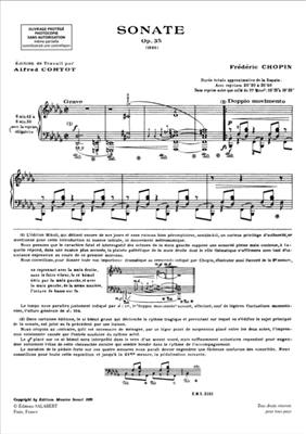 Frédéric Chopin: Sonate Opus 35: Solo de Piano