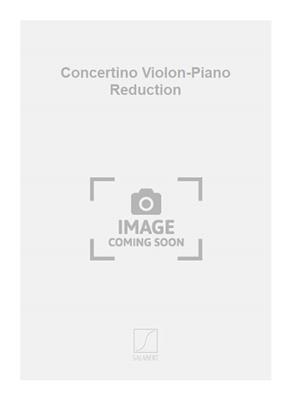 Heinrich Wilhelm Ernst: Concertino Violon-Piano Reduction: Violon et Accomp.