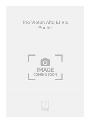 Vincenzo Tommasini: Trio Violon Alto Et Vlc Poche: Trio de Cordes