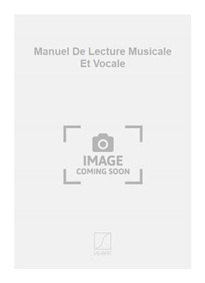 Manuel De Lecture Musicale Et Vocale