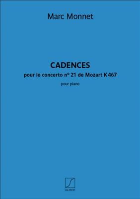 Marc Monnet: Cadences du concerto n° 21 de Mozart K 467: Solo de Piano
