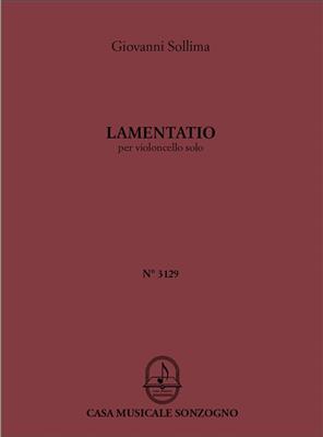 Giovanni Sollima: Lamentatio Per Violoncello Solo: Solo pour Violoncelle