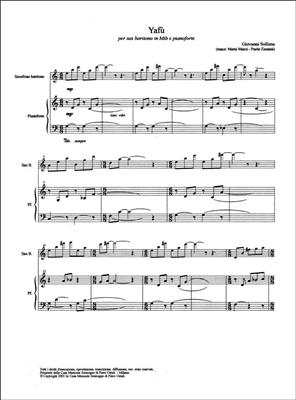 Giovanni Sollima: Yafù: Saxophone Baryton