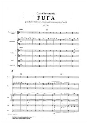 Carlo Boccadoro: Fufa: Ensemble de Chambre