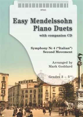 Easy Mendelssohn Piano Duets: (Arr. M. Goddard): Piano Quatre Mains