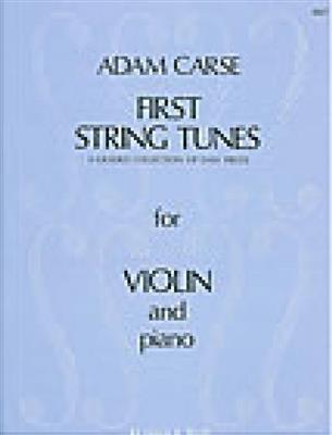 Adam Carse: First String Tunes (Violin): Violon et Accomp.
