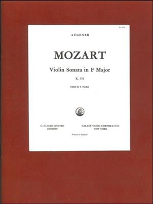 Wolfgang Amadeus Mozart: Sonata No. 7 In F, K376: Violons (Ensemble)