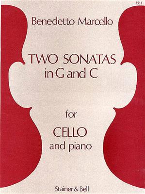 Benedetto Marcello: Sonatas In G and C For Cello and Piano: Violoncelle et Accomp.