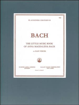 Johann Sebastian Bach: Little Music Book of Anna Magdalena Bach: Solo de Piano