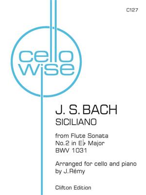 Johann Sebastian Bach: Siciliano from Flute Sonata No. 2: (Arr. J. Remy): Violoncelle et Accomp.