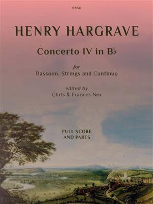 Henry Hargrave: Concerto IV in Bb: Ensemble de Chambre