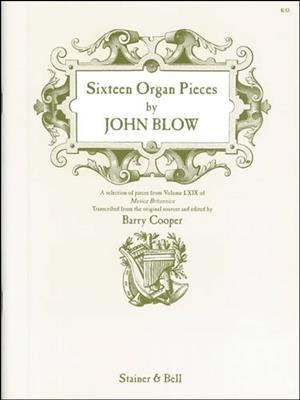 John Blow: Sixteen Organ Pieces: Orgue