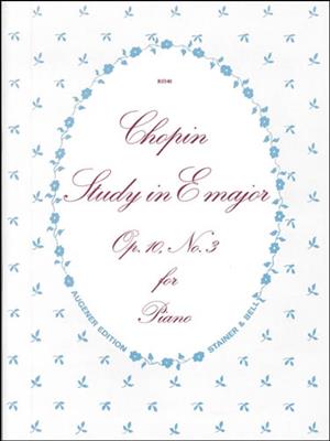Frédéric Chopin: Study In E Op.10 No.3: Solo de Piano