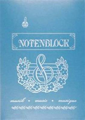 Notenblock 12 Systeme: Papier à Musique