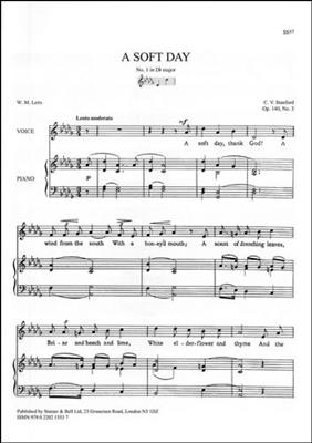 A Soft Day Op.140 In D Flat: Chant et Piano