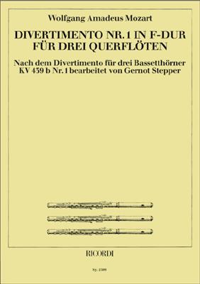 Wolfgang Amadeus Mozart: Divertimento No.1 F-major (KV 439b) : Flûtes Traversières (Ensemble)