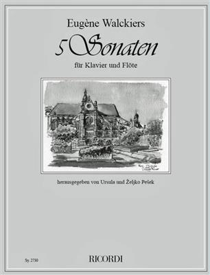 Eugène Walckiers: Sonaten 1-5 Set: Flûte Traversière et Accomp.