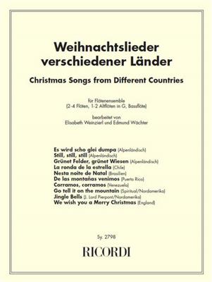 Weihnachtslieder aus verschiedenen Ländern: Flûtes Traversières (Ensemble)