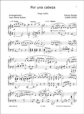 Tango Piano: (Arr. Juan Maria Solare): Solo de Piano