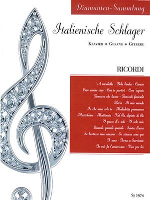 Diamanten-Sammlung – Italienische Schlager: Piano, Voix & Guitare