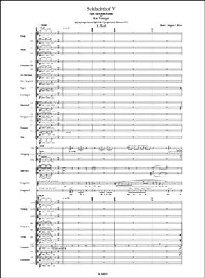 Hans Jürgen von Bose: Schlachthof 5 - Oper: Chœur Mixte et Ensemble