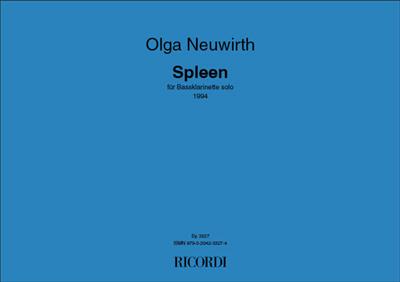 Olga Neuwirth: Spleen: Clarinette Basse