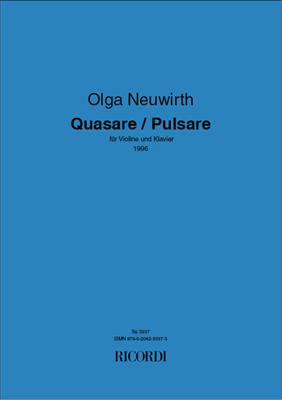 Olga Neuwirth: Quasare - Pulsare: Violon et Accomp.