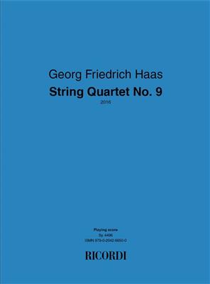 Haas: String Quartet No. 9 (English version): Quatuor à Cordes