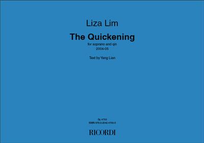 Liza Lim: The Quickening: Solo pour Chant