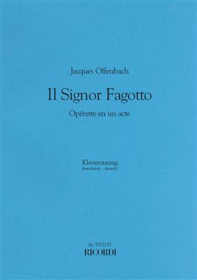 Jacques Offenbach: Il Signor fagotto: Solo de Piano